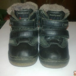 Сапожки зимние на мальчика. Кожа