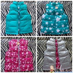 Двухсторонние жилетки осень-весна с Америки