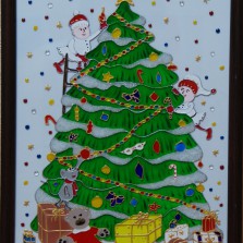 Картина "Новогодняя елка"