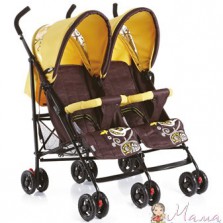 Geoby SD209F детская коляска-трость для двойни 