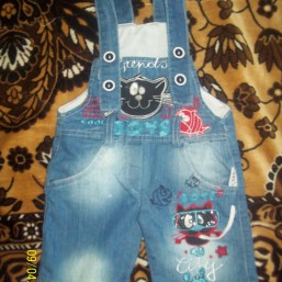 джинсовый комбез