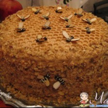 Тортик медовик "Пчелка"