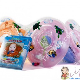 Надувной круг на шею для купания