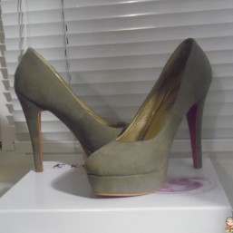 Туфли замшевые