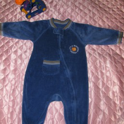 Комбинезон -человечек велюр и трикотаж 