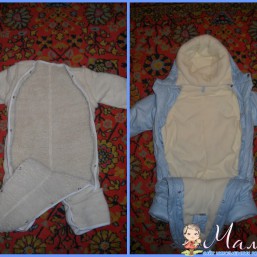 Комбинезон - трансформер на овчине