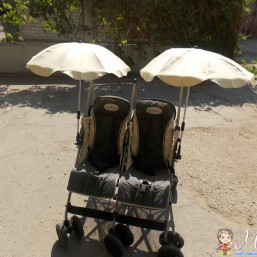 суперлегкая коляска-трость для двойни Maclaren