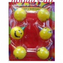 Свечки ВЕСЁЛЫЕ СМАЙЛИКИ