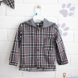 Рубашка клетка барберри