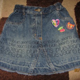 Юбки джинсовые