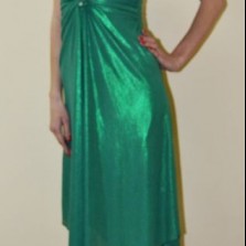 шикарное зеленое платье