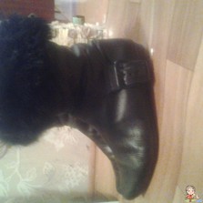 Сапоги кожаные