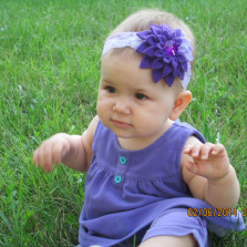 ленточка для малышки из фетра