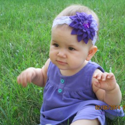 ленточка для малышки из фетра