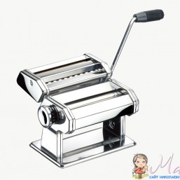 Паста-машина лапшерезка в комплекте с насадкой для пельменей равиоли.