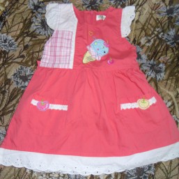 Летнее платье на девочку 12 мес