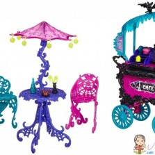 Monster High Travel Scaris Cafe Cart - кафе