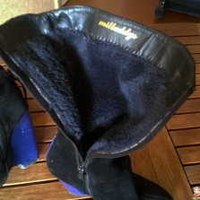 Сапоги зиние. Кожа. Замш. 38 р.