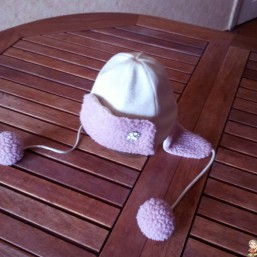 Зимняя шапка на девочку 5-6 лет. 