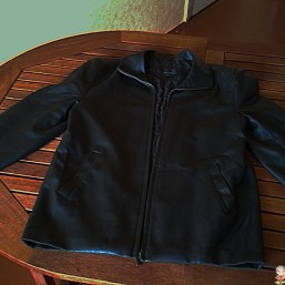 Кожаный пиджак мужской. 46-48 р.