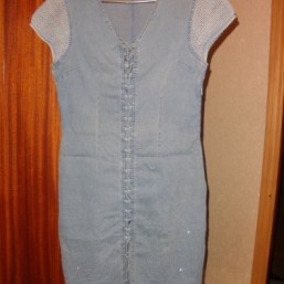 летнее  джинсовое платье 46р