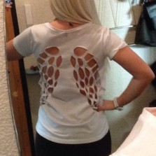 Кофточка с ангельскими крыльями