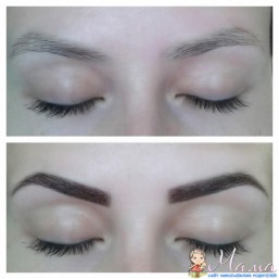 ПОКРАСКА БРОВЕЙ ХНОЙ И КОРРЕКЦИЯ