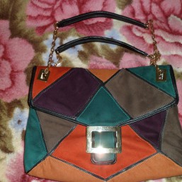 Замшевая сумочка