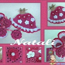 Шапочки, пинетки.