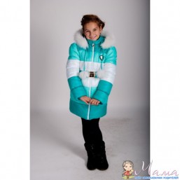 Зимние детские куртки для девочек Рост 110-146