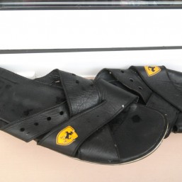 кожаные шлепки