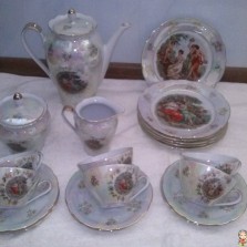 немецкий фарфоровый сервиз чайный Мадонна