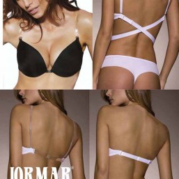 Бюстгальтер с прозрачной спинкой, трансформер