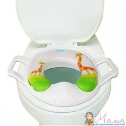 Сиденье на унитаз с ручками