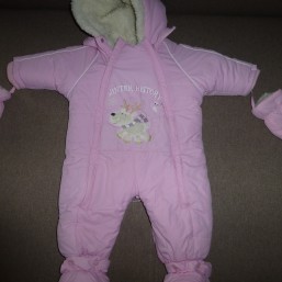 теплые комбинезоны для девочки