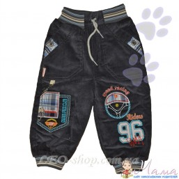  Вельветовые штаны (утепленные)