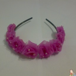 Цветочный ободок «Нежность росы». Ручная работа