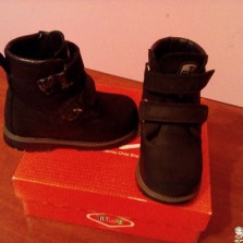 Кожанные зимние ботиночки Tiflani 24р.