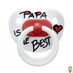 Пустышка силиконовая,Papa is the best , I love mama, I'm a boy, I'm a girl, Biue&White, Red&Green