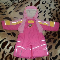 комбез-трансформер, зимний для девочки