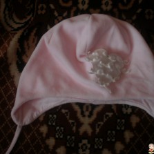 Шапочка велюровая  8-12 мес.осень/весна 