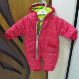 теплый комбинезон для девочки