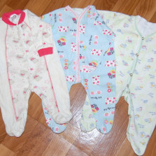 одежда для новорожденного, человечки, комбинезоны