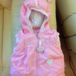 Жилет куртка для девочки 3-7 месяцев