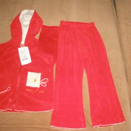 костюм велюровый Фламинго