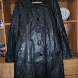кожанное пальто
