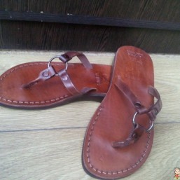 Вьетнамки кожанные, обувь женская ручная работа