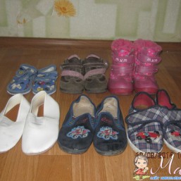 Обувь на мальчика и на девочку