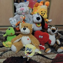 Тигруля,Губка Боб,Лягушка,собачка,сердечко по 20 грн