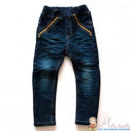 Джинсы с флисом для мальчиков и девочек